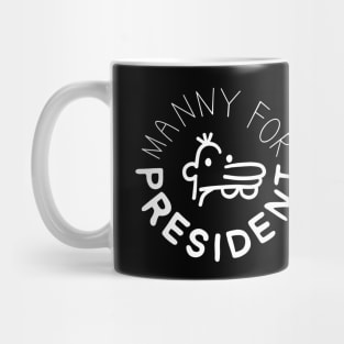 manny for president | black Mug